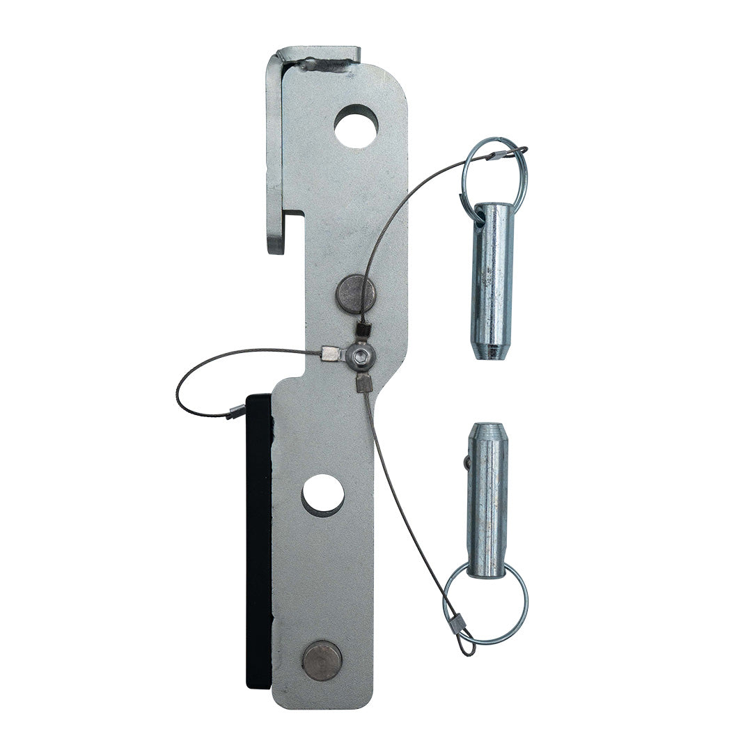 Combo Hook spine showing tethered  removable cross-pins